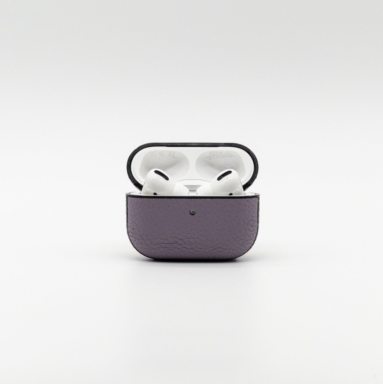 Airpods Uyumlu Deri Koruyucu Kılıf Lavanta Moru