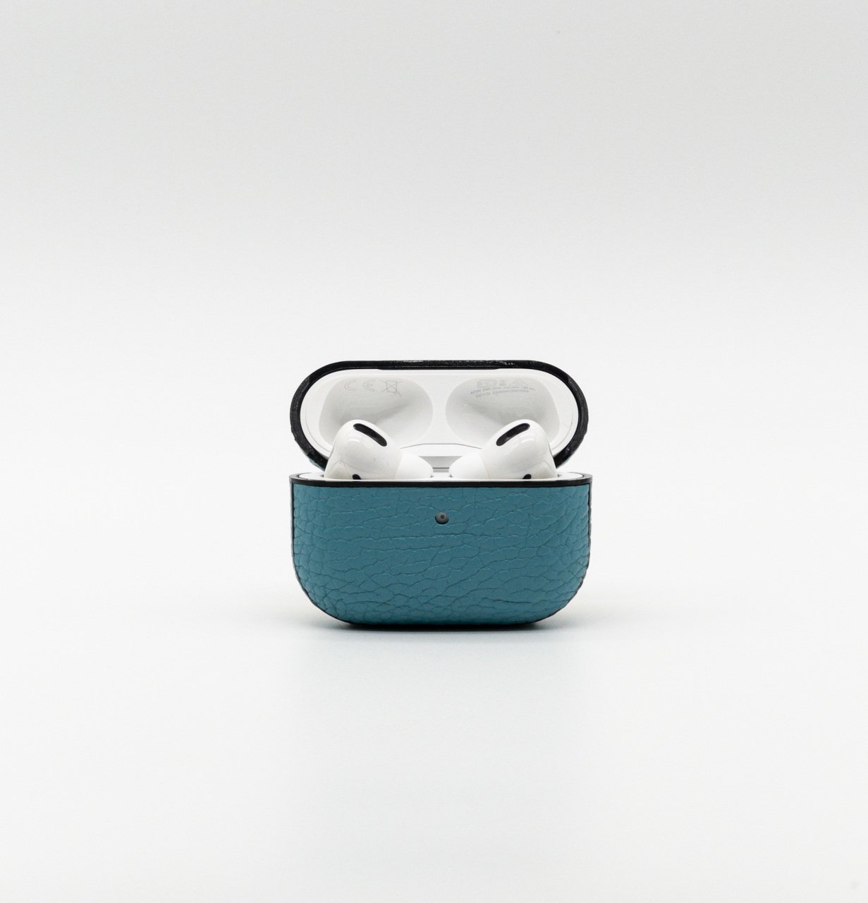 Airpods Uyumlu Deri Koruyucu Kılıf Turkuaz