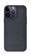 iPhone Uyumlu Deri Kılıf - Siyah