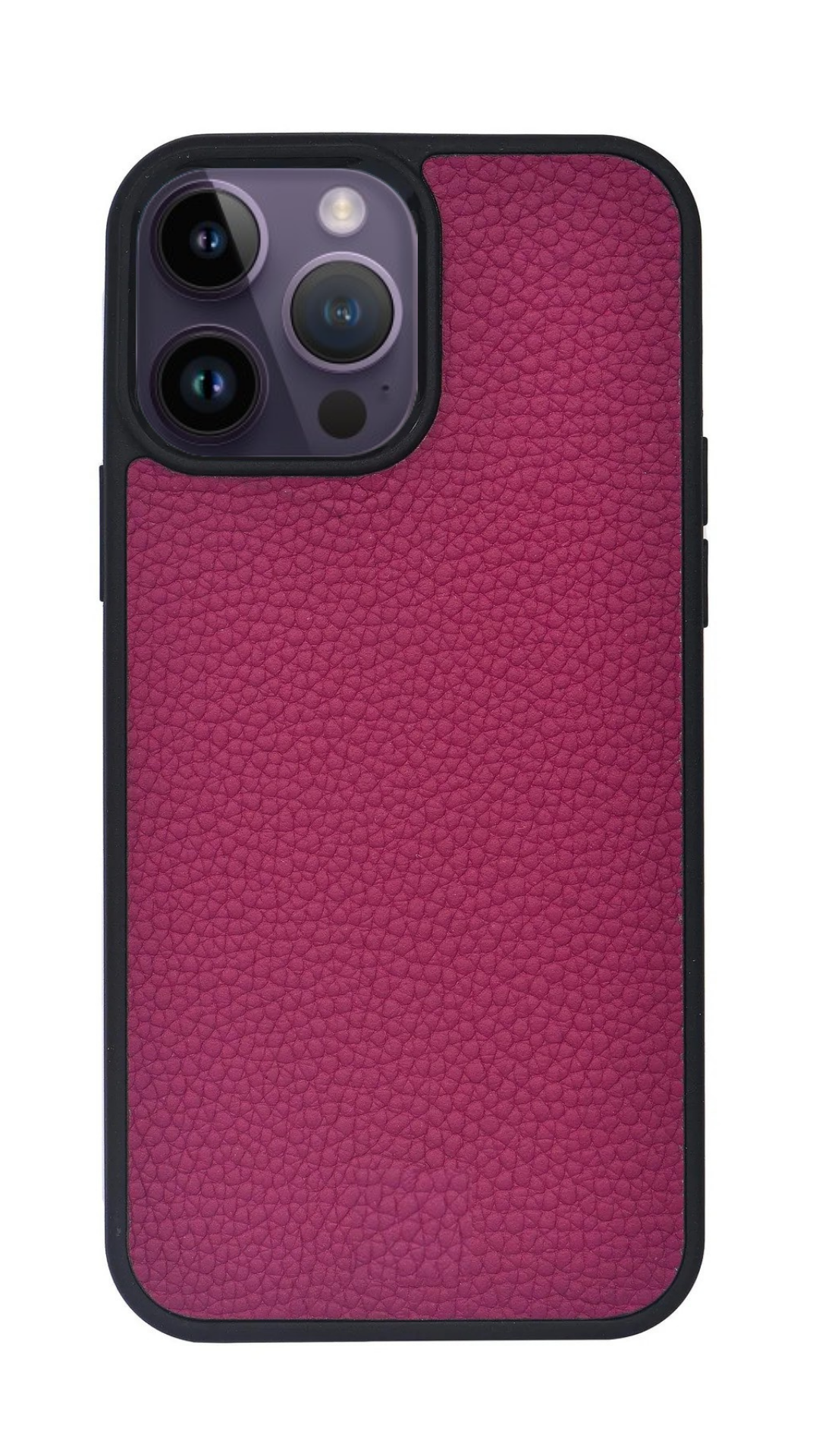 iPhone Uyumlu Deri Kılıf - Fuşya