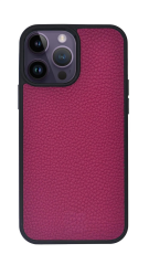 iPhone Uyumlu Deri Kılıf Togo-Fuşya
