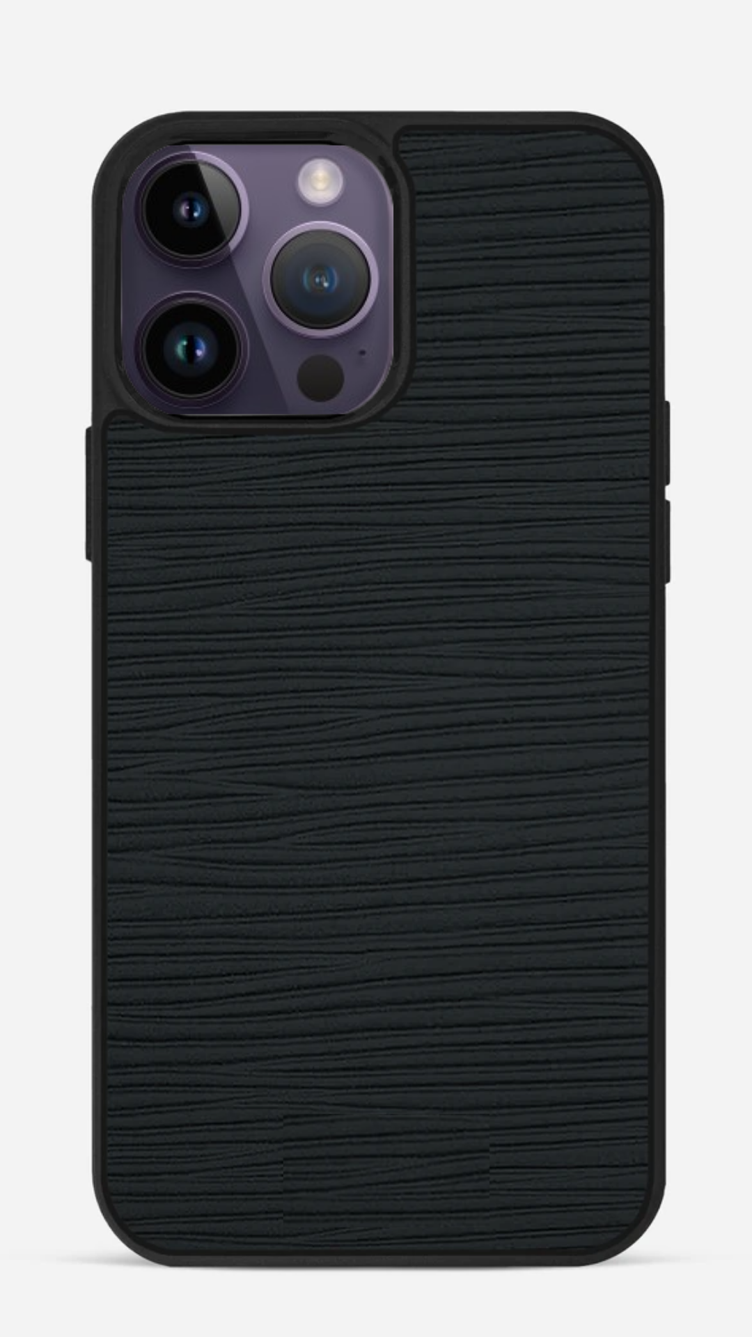 iPhone Uyumlu Deri Kılıf Epi -Siyah