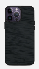 iPhone Uyumlu Deri Kılıf Epi -Siyah