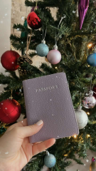 Pasaport Kılıfı Lavanta Moru