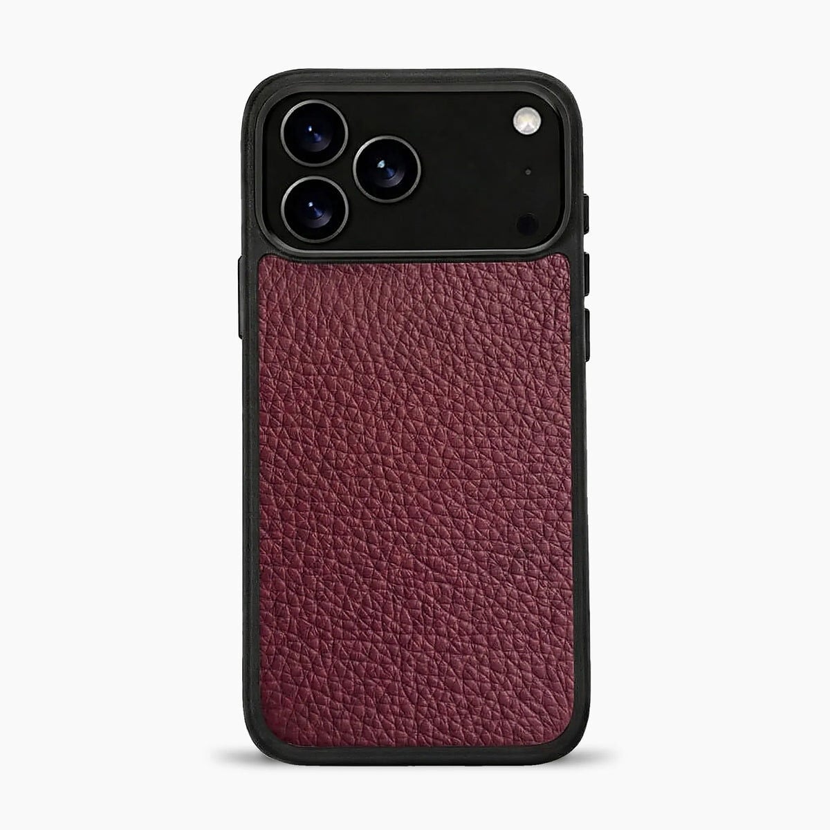 iPhone Uyumlu Deri Kılıf Togo-Bordo